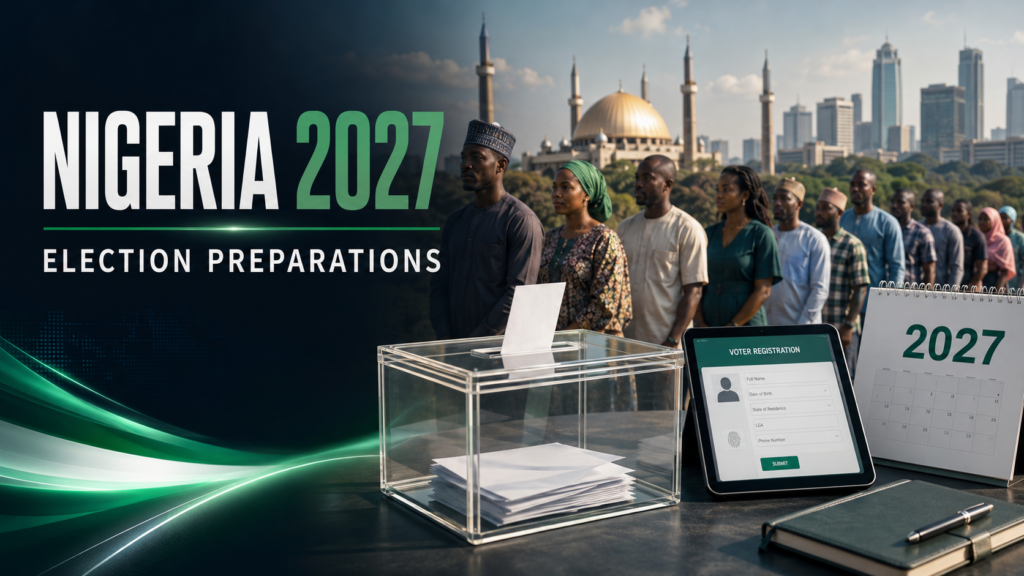 2027 Elections: Nigeria Enters a Critical Period of Political Preparation Nigeria preparing for the 2027 general elections ahead of the official campaign period