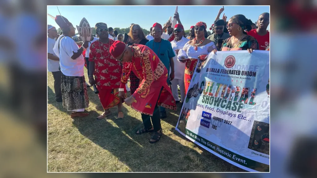 Community leaders and guests participate in an Igbo cultural celebration attended by Pentacept Reporters. Photo: Pentacept Reporters.