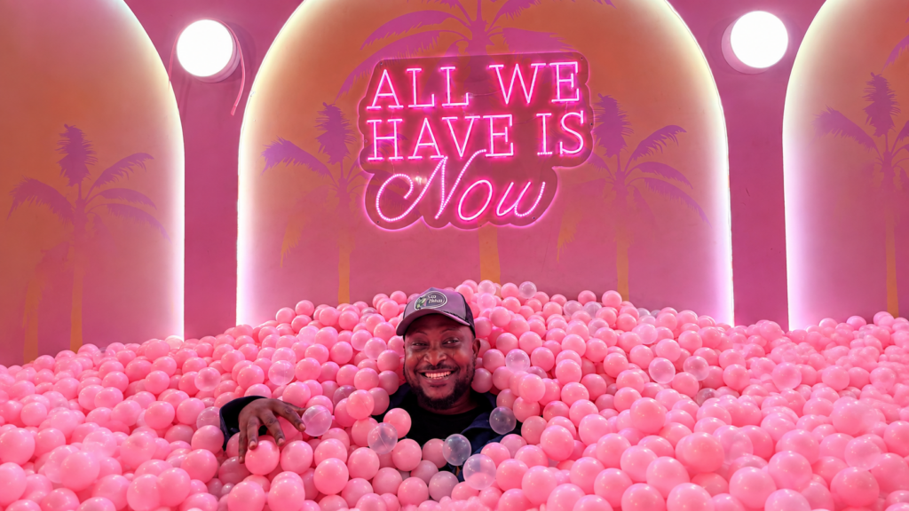 Inside House of Dreamers: Why Londoners Are Paying to Feel Like Children Again Visitor enjoying the pink ball pit at House of Dreamers London